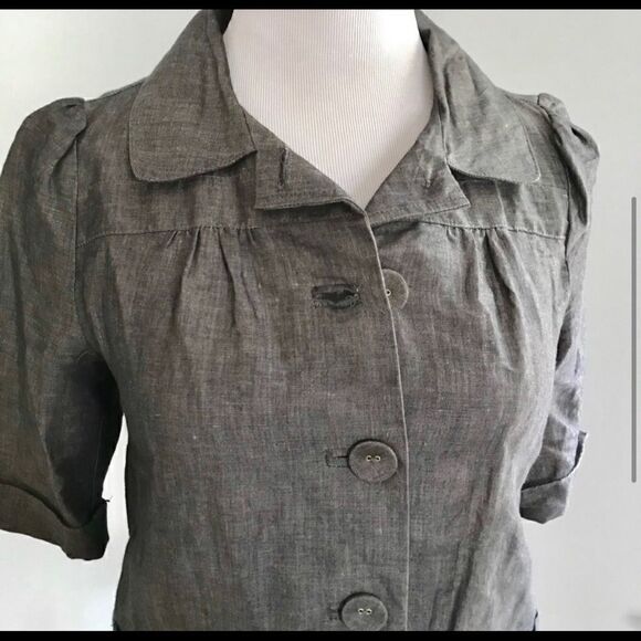 XXI Linen and Cotton Jacket Sz M - Picture 3 of 7